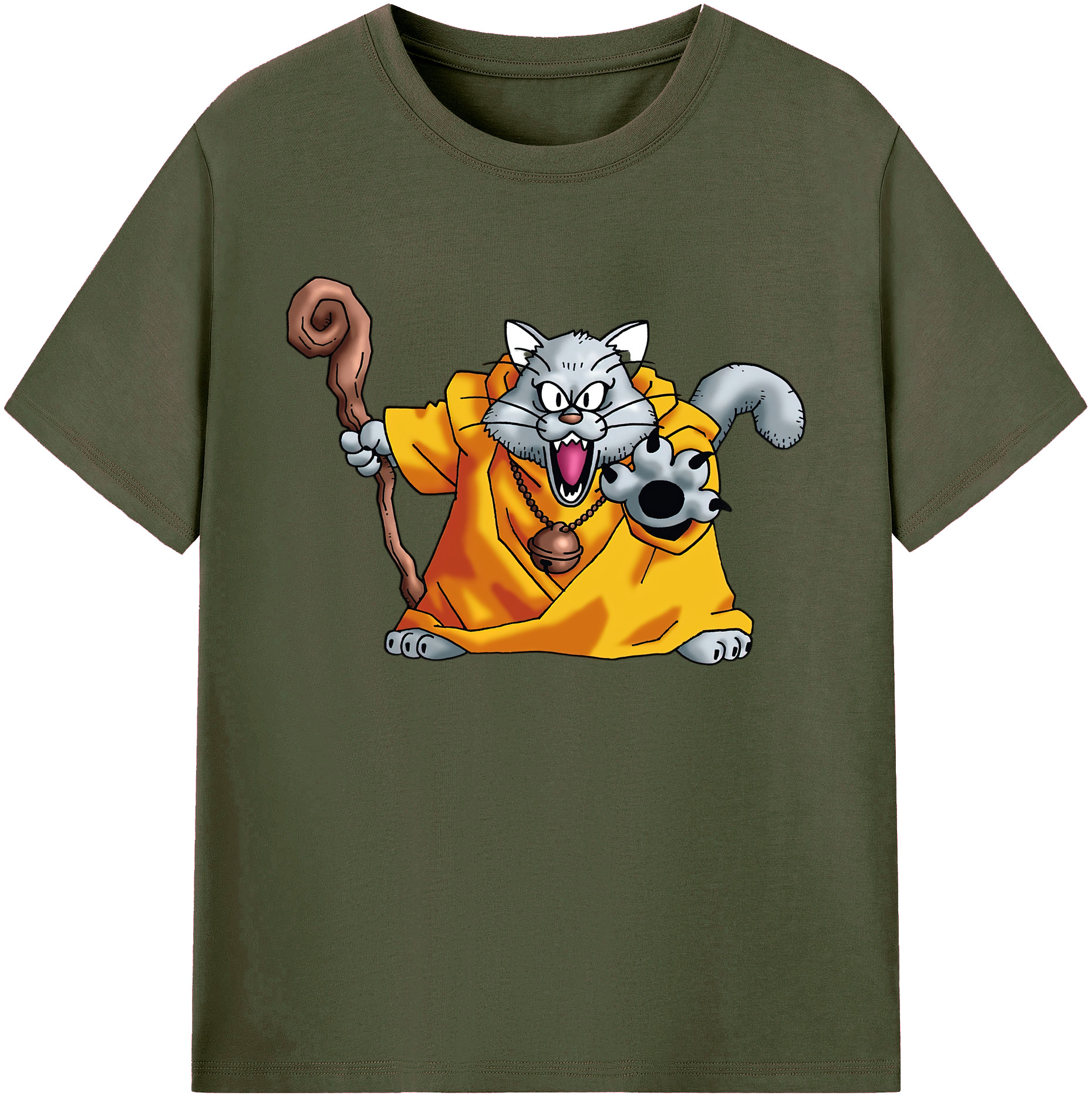 （画像用） ドラゴンクエスト Doragon Kuesuto Dragon Quest 綿100％ メンズ半袖Tシャツ｜肌触りやわらか＆通気性